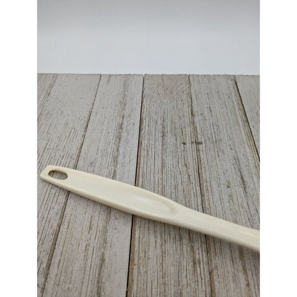 Vintage Foley #4 Almond Nylon Plastic Slotted Spoon 11" - Picture 3 of 6